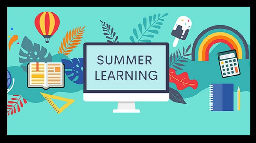 Picture of Summer Learning Computer Clip Art